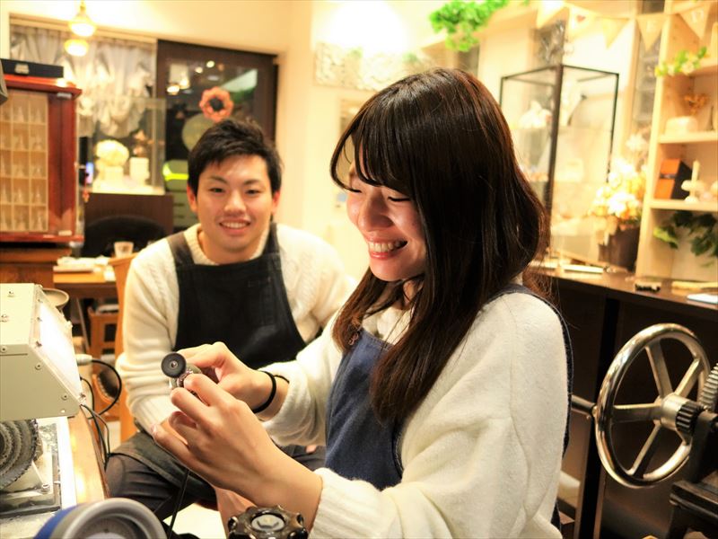 当日持ち帰り手作り結婚指輪 福岡県飯塚市 Yaさまカップル アトリエウララ 長崎 手作り 婚約指輪 結婚指輪 ジュエリーリフォーム